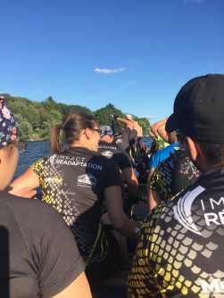 Intérieur bateau dragon avant pagaie seulement