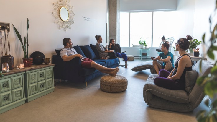 intérieur Yoga Dandelion clients