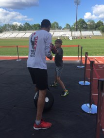 Zack boxe monsieur de dos