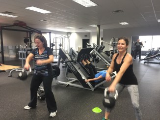 Val et Jeanne kettlebell